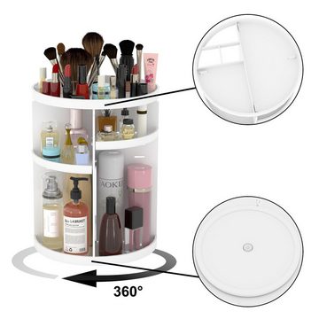 Intirilife Make-Up Organizer, 1-tlg., 360 Grad rotierbare Kosmetik Aufbewahrungsbox