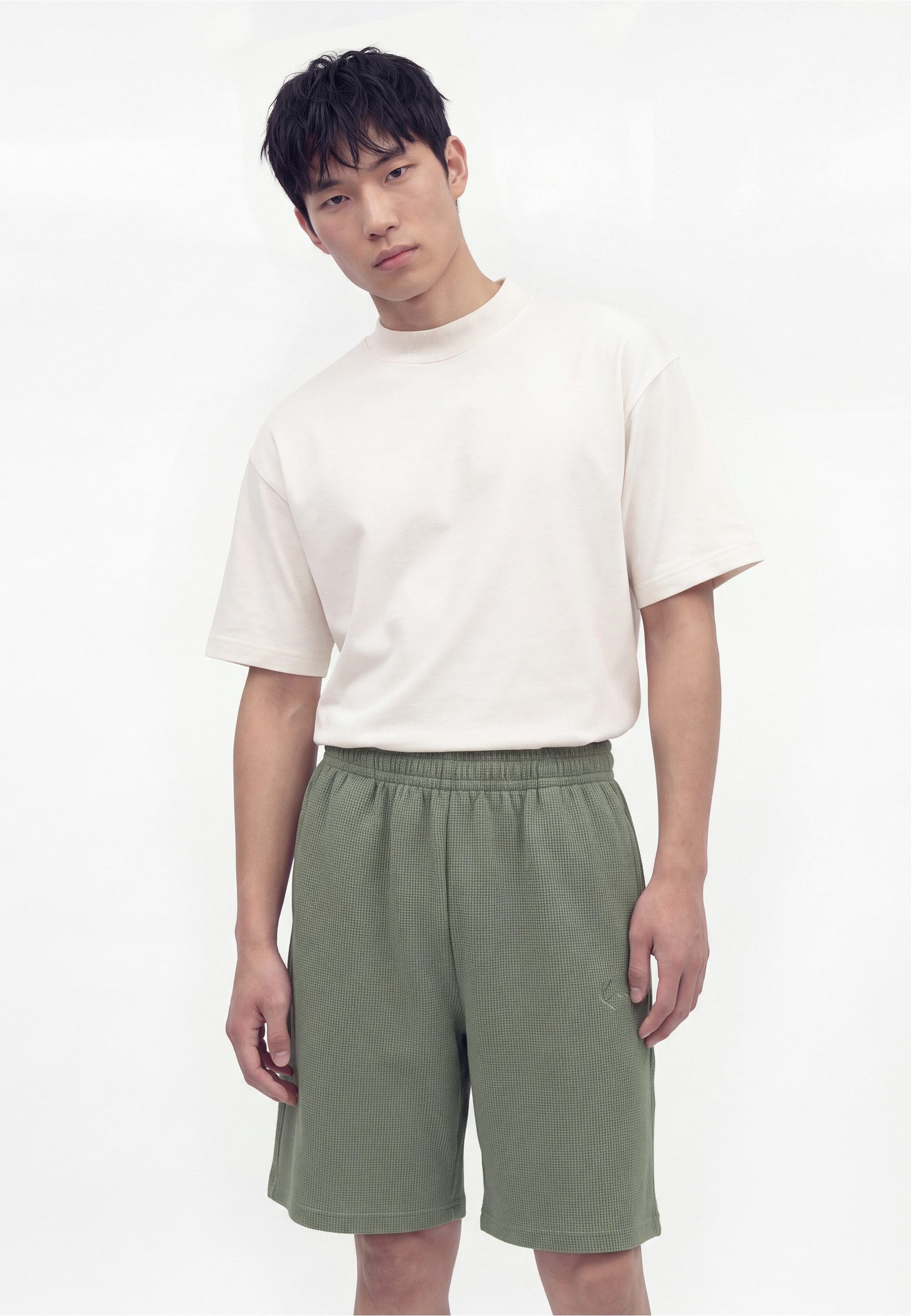 Karl Kani Sweatshorts Karl Kani Signature Waffle Shorts (1-tlg)