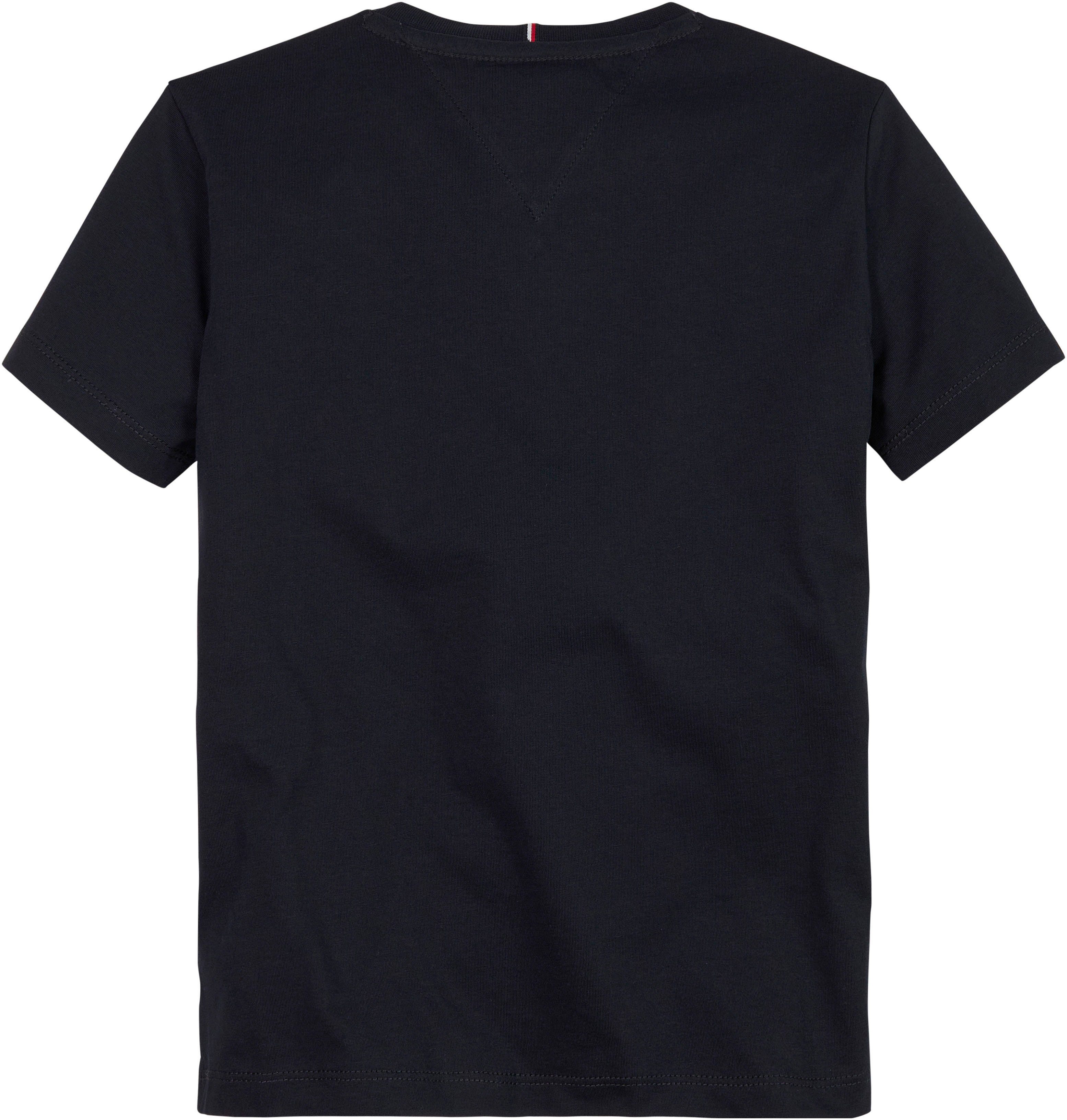 Folienprint Tommy S/S TEE MONOTYPE Hilfiger T-Shirt sky FOIL desert PRINT mit