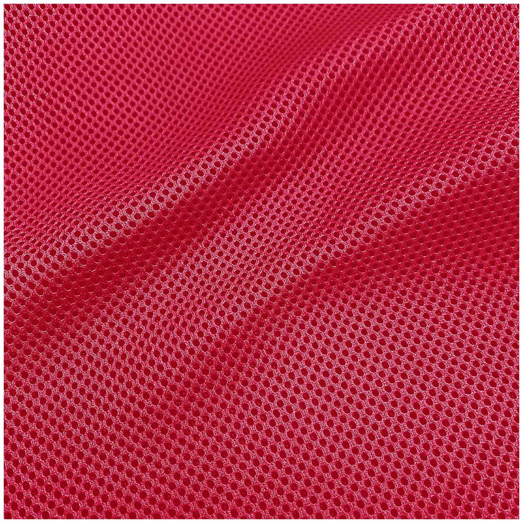 maDDma Stoff 3D Air Mesh 4mm Distanzgewebe 150cm Meterware Polyester Rucksack DIY, pink