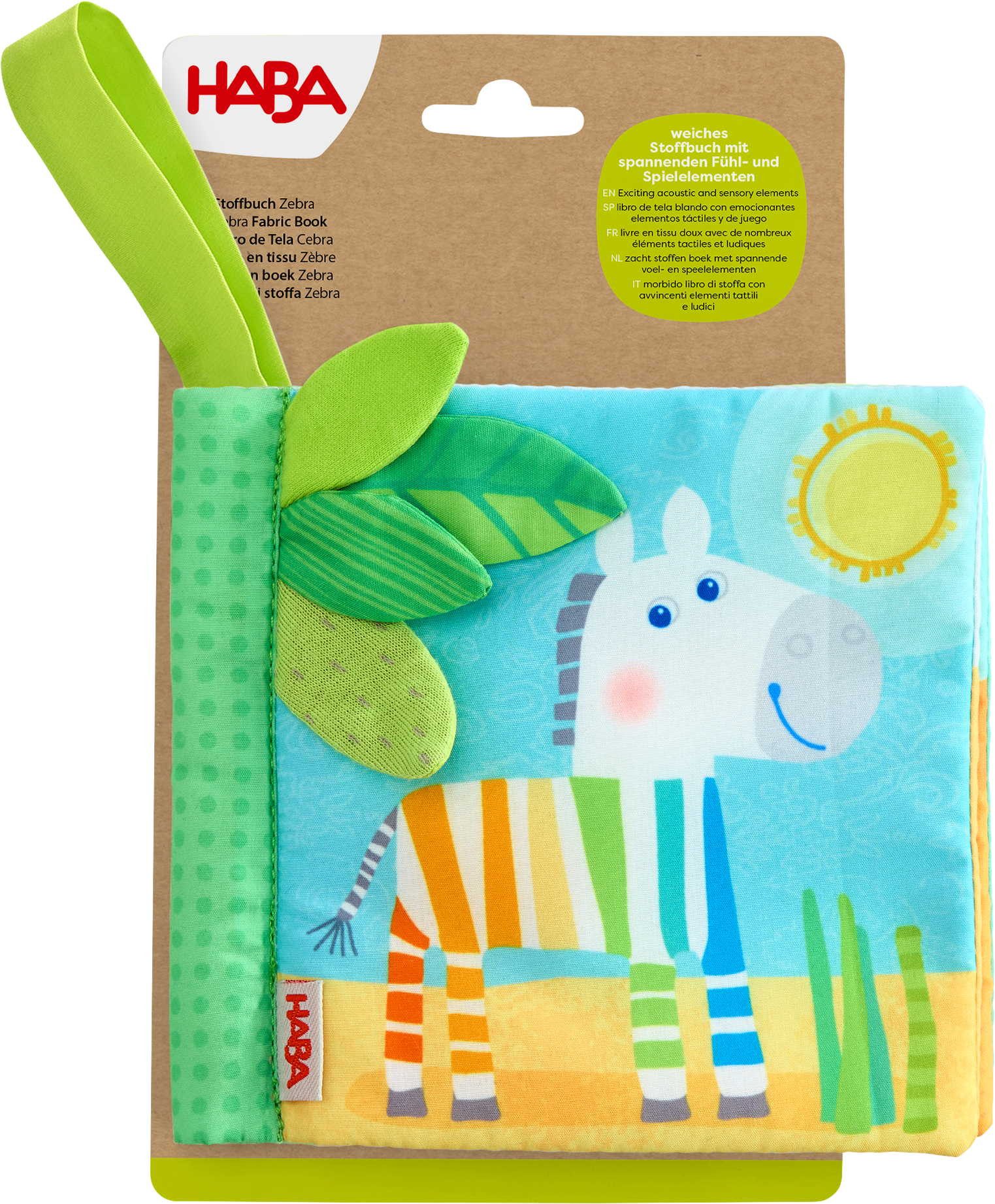 Haba Greifling Babywelt Babyspielbuch Stoffbuch Entdeckerbuch Zebra 2012338001