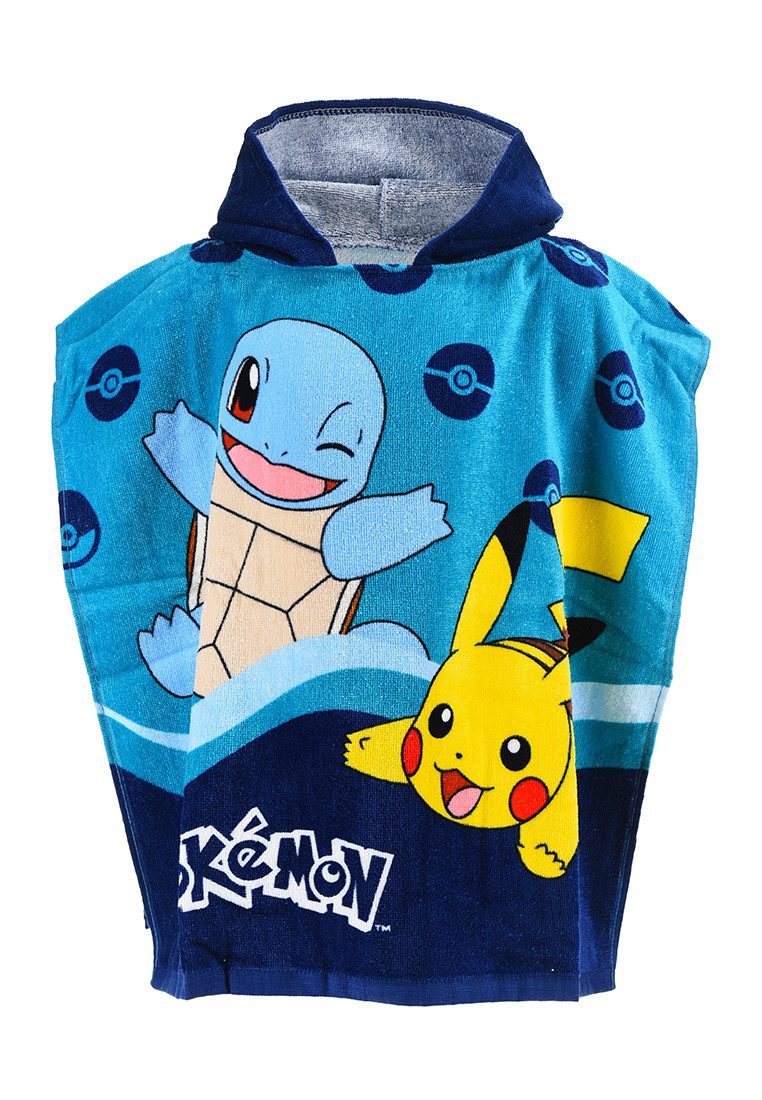 POKÉMON Badeponcho Pikachu Kinder 55x110 cm