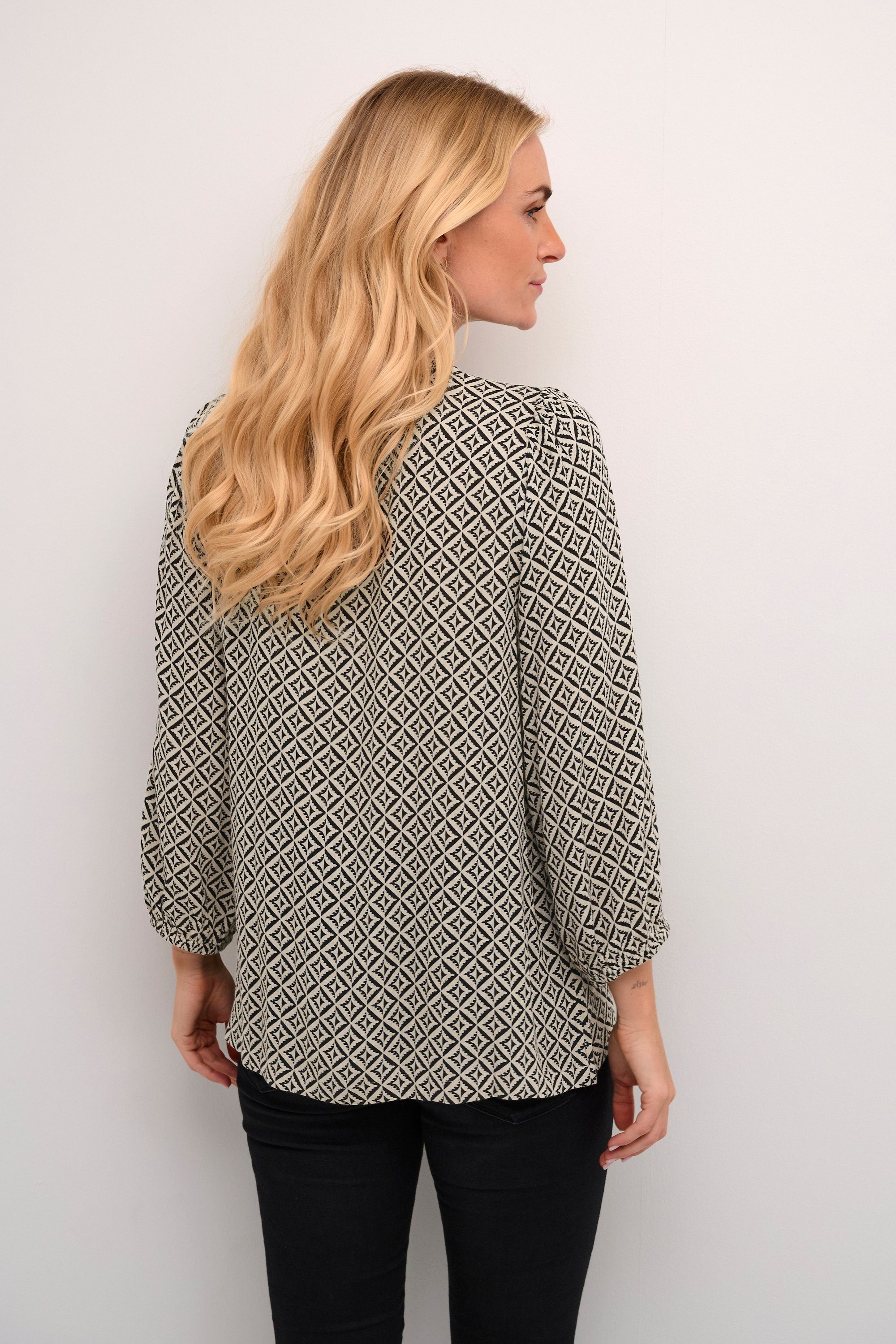 KAFFE Langarmbluse Langarm-Bluse KAvibeke