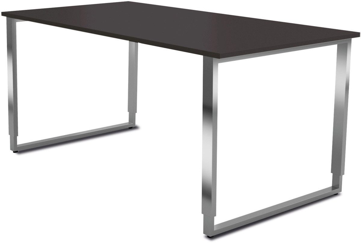 KERKMANN Schreibtisch Schreibtisch Aveto Bügelgestell 160x80x68-82cm höhenverstellbar anthra