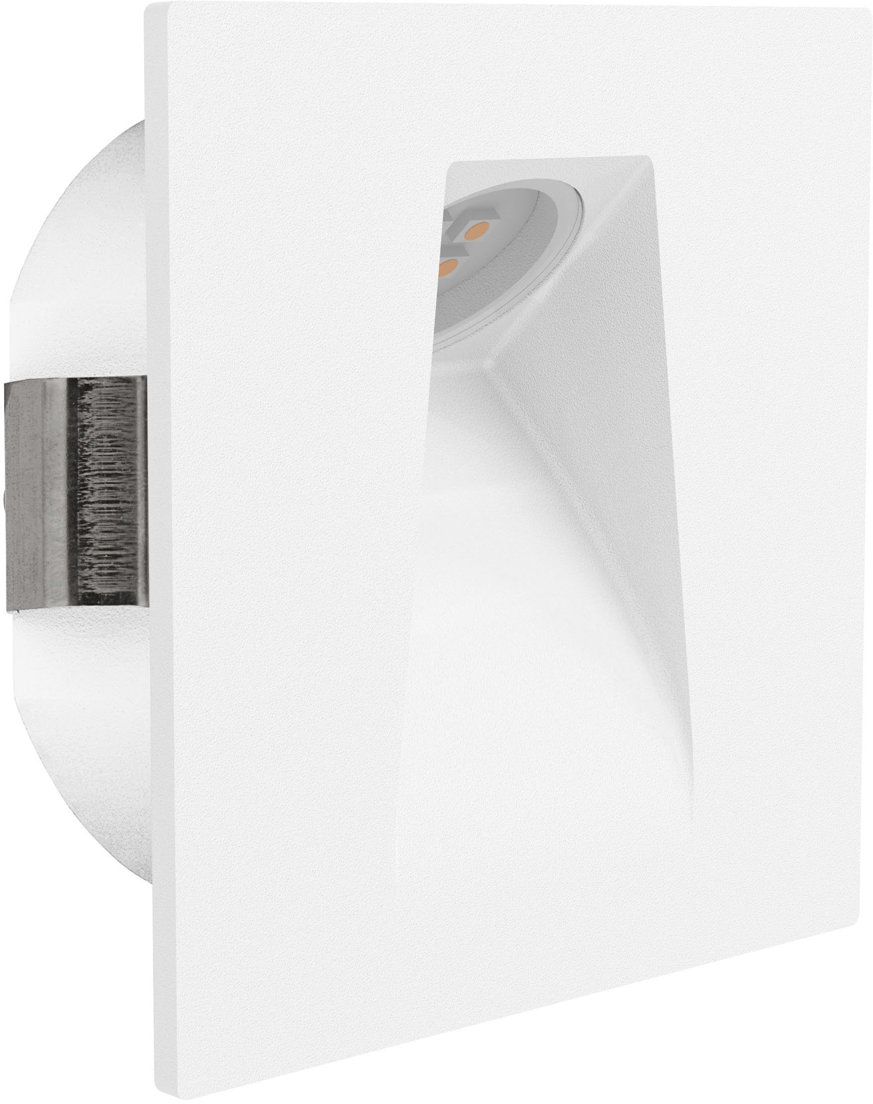 EGLO Deckenleuchte MECINOS, LED fest integriert, Warmweiß, Deckenleuchte in weiß aus Stahl - 2W - Warmweiß | Deckenlampen
