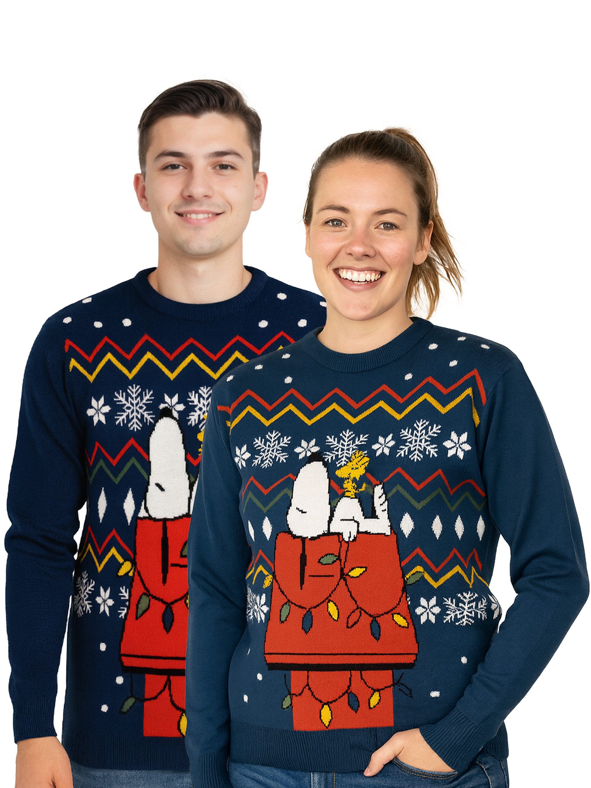 United Labels® Weihnachtspullover Peanuts Snoopy Winterpullover günstig online kaufen