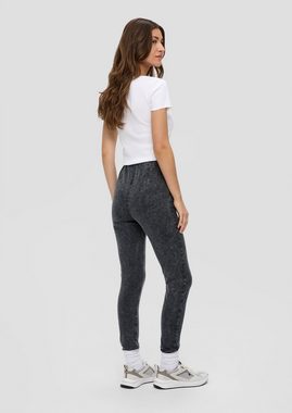 QS Leggings Super Skinny: Leggings mit High Rise Bund Waschung