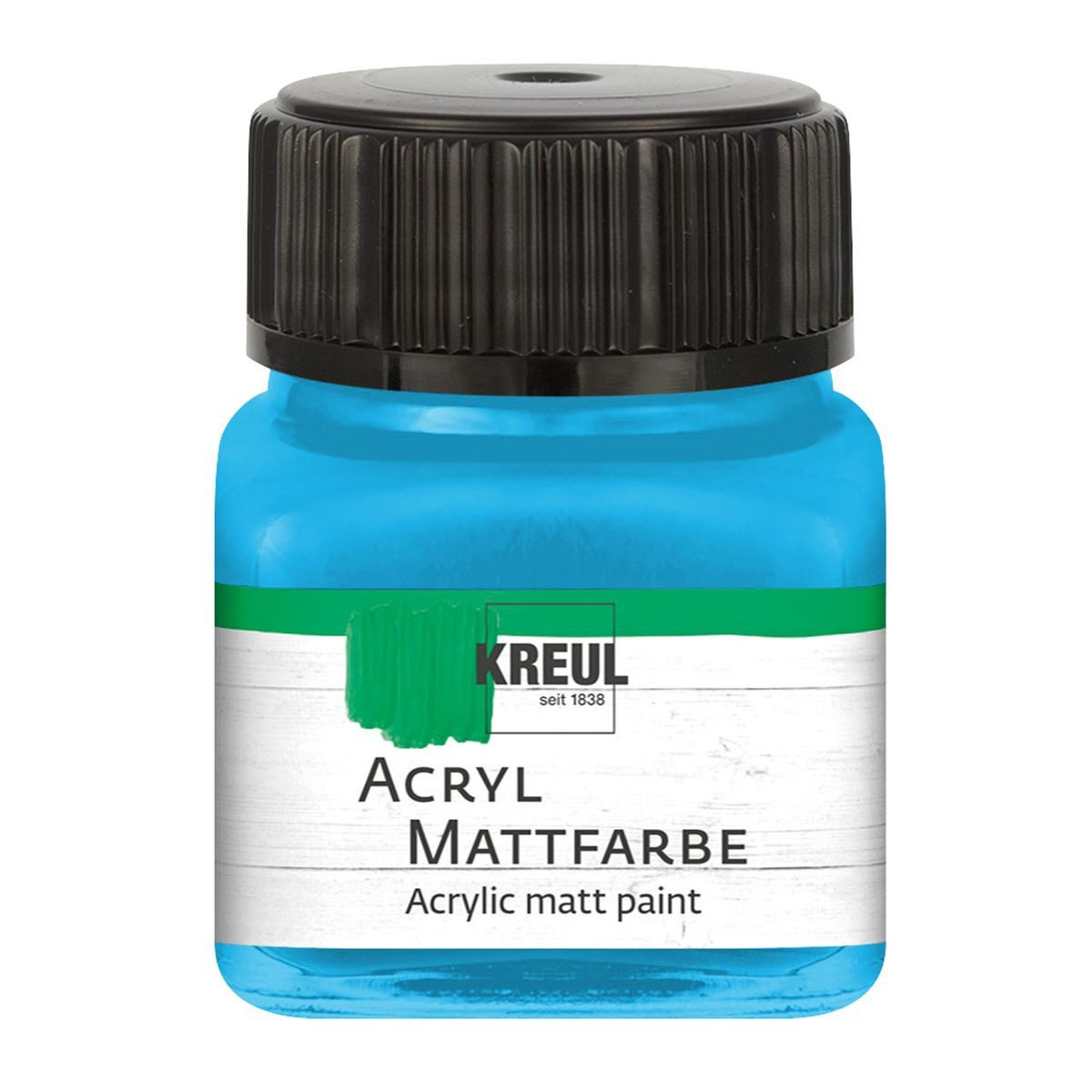 C. KREUL Acrylfarbe KREUL Acryl Mattfarbe himmelblau 20ml Glas