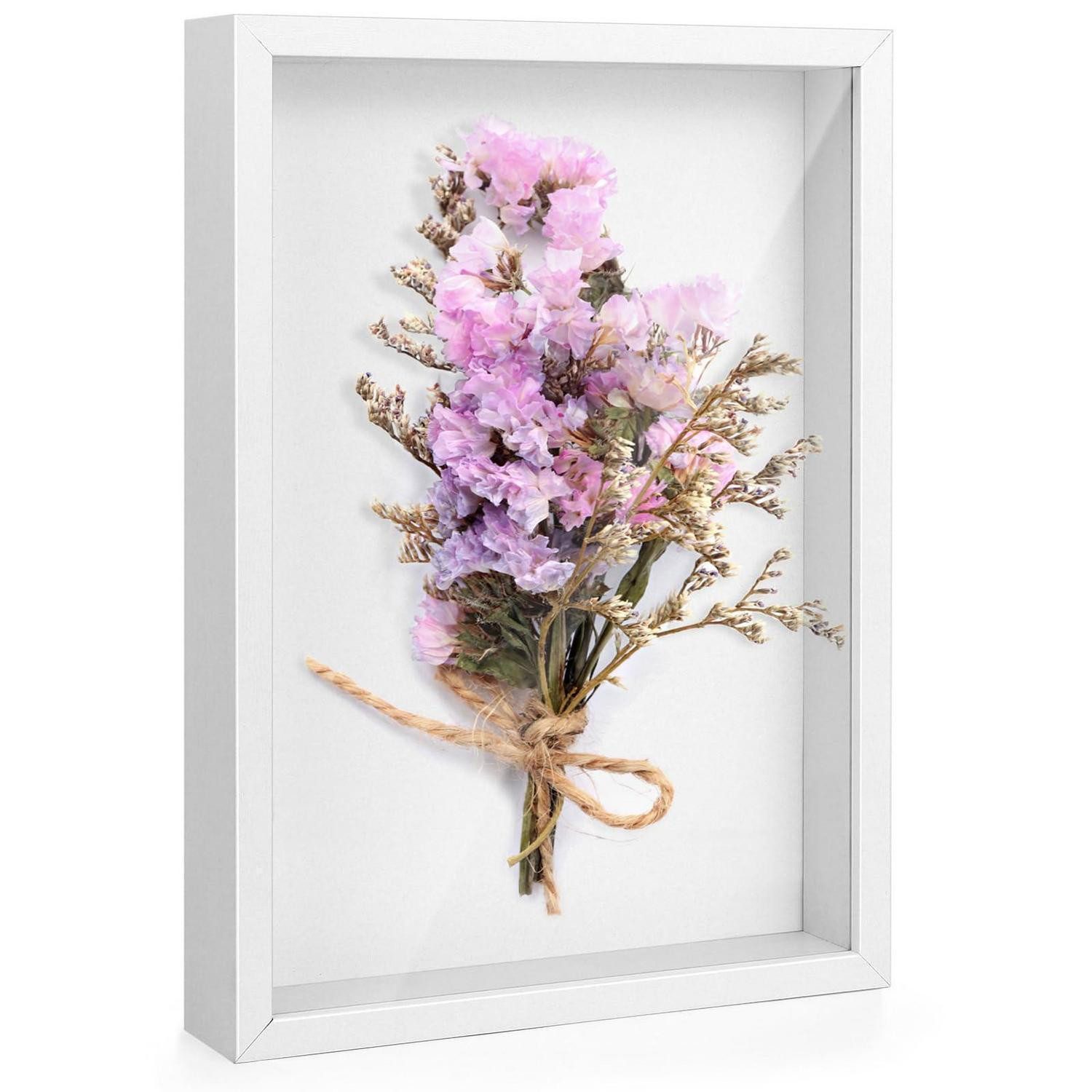 LuxusKollektion Bilderrahmen zum Basteln 3D Bilderrahmen tief 20x29cm A4 weiss, (1 St)