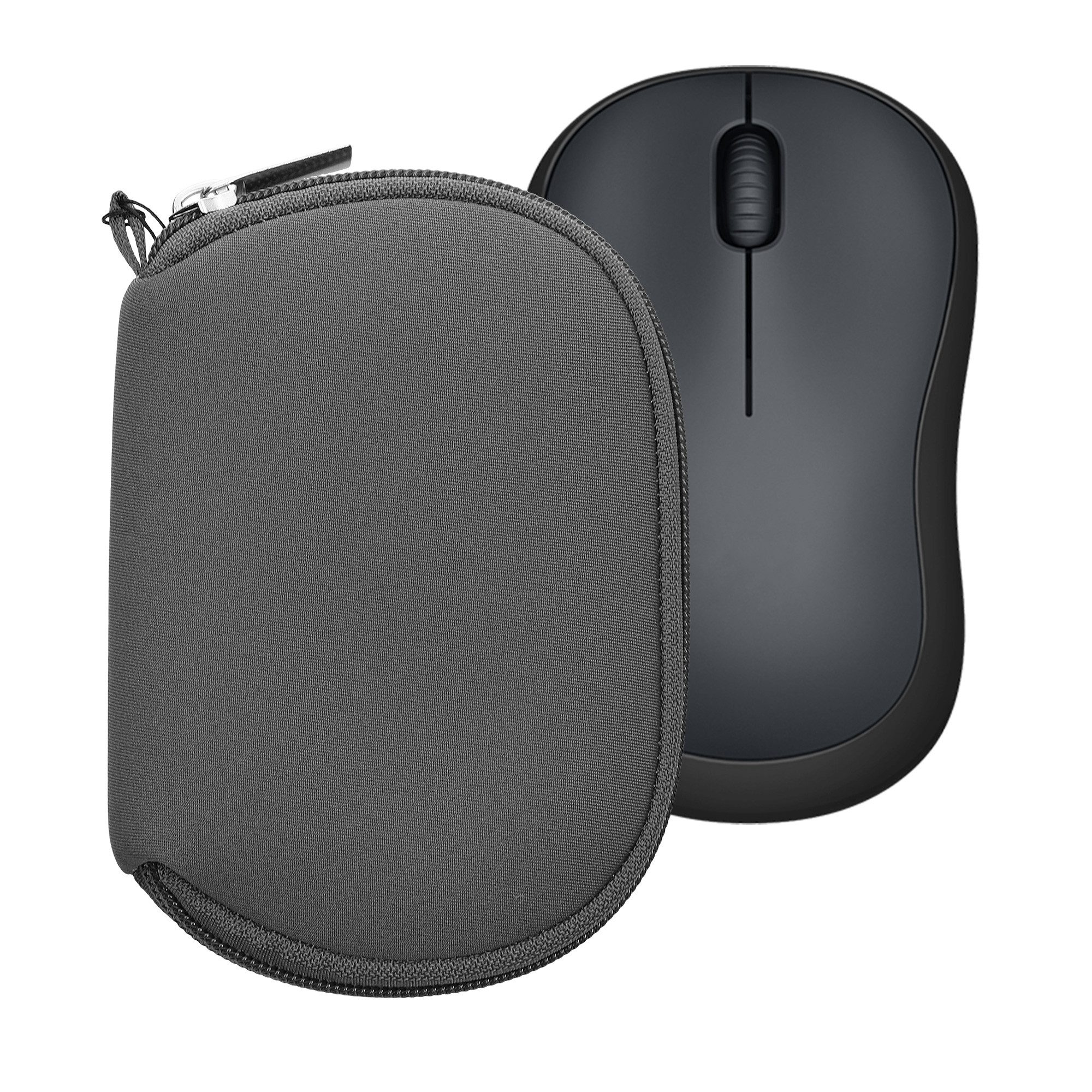 kwmobile Mausfüße Hülle für Logitech M220 SILENT / M235 / M185 (1-St), TPU Kunstleder