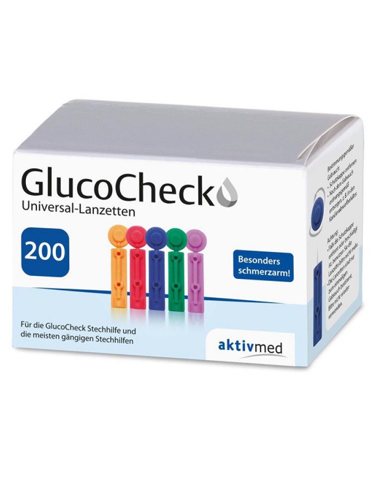 GlucoCheck Lanzetten GlucoCheck Universal-Lanzetten, 200 Stück, 200 tlg.