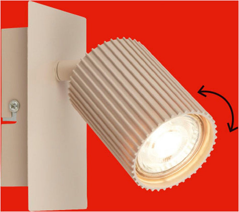 Briloner Leuchten LED Deckenspot IDA, ohne Leuchtmittel, 13x8x9 cm, Wohnzimmer, Schlafzimmer, Flur, Büro