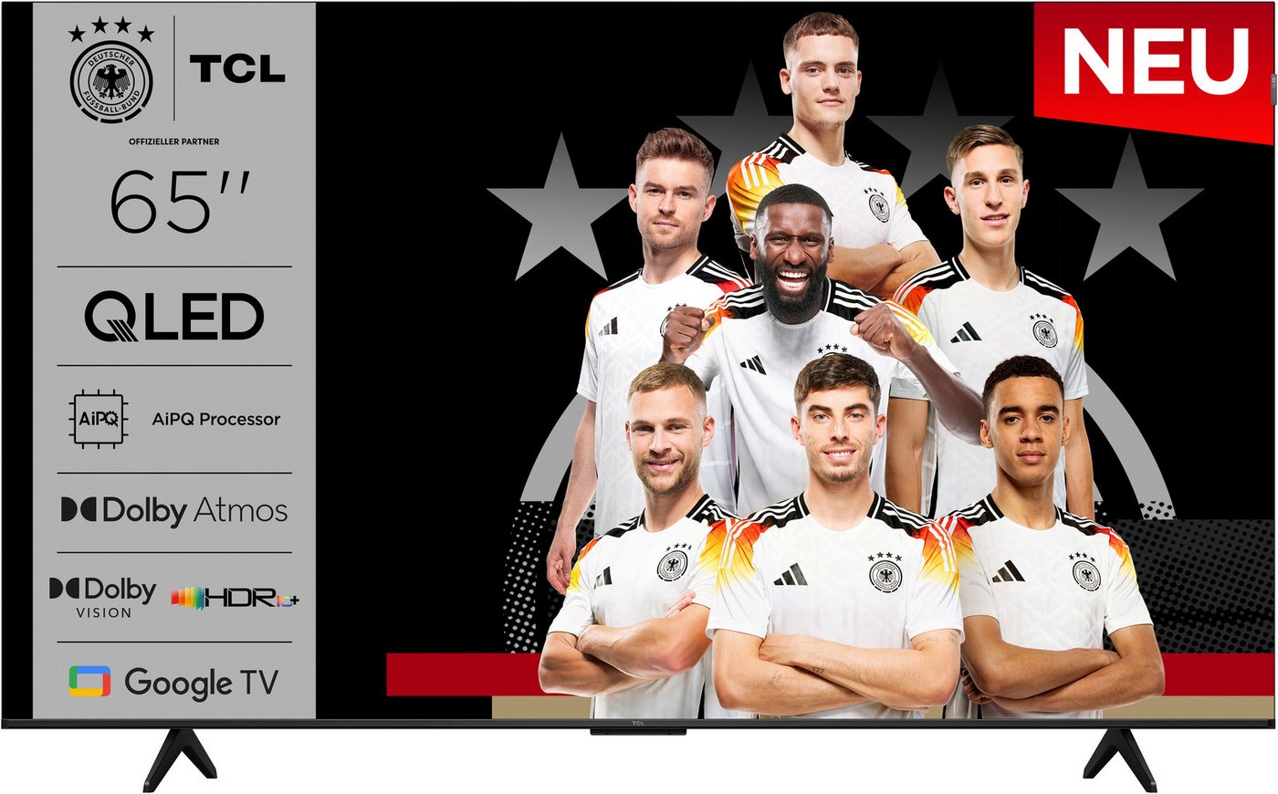 TCL 65P71KX1 QLED-Fernseher (164 cm/65 Zoll, 4K Ultra HD, Google TV, Smart-TV) schwarz ! RABATT: 18.77% TCL 65P71KX1 QLED-Fernseher (164 cm/65 Zoll, 4K Ultra HD, Google TV, Smart-TV) schwarz ! RABATT: 18.77%