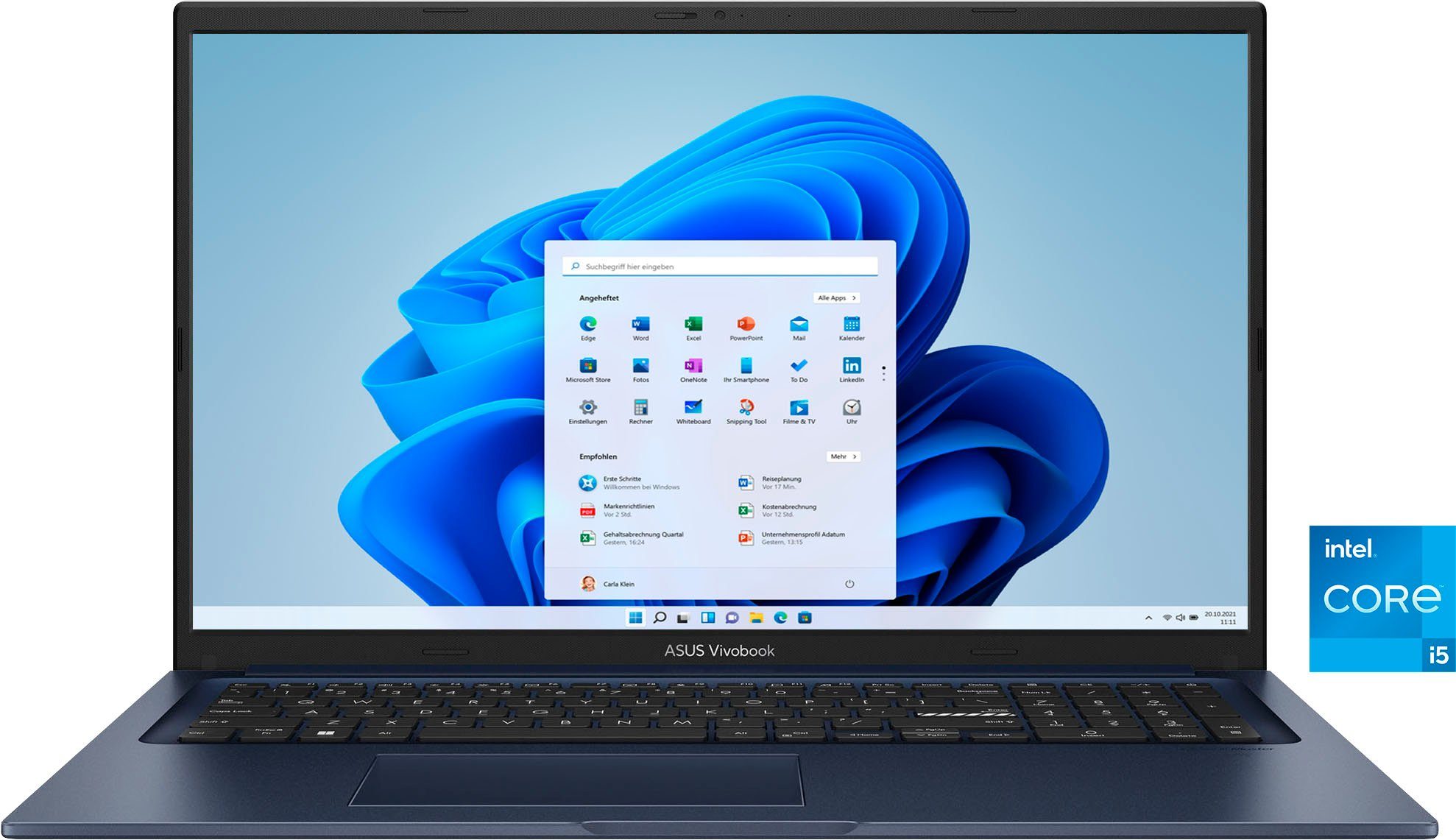 Asus Vivobook 17X1704ZA-AU245W Notebook (43,9 cm/17,3 Zoll, Intel Core i5 1235U, UHD Graphics, 1000 GB SSD)
