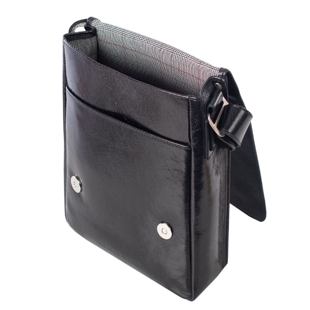 VOLKER LANG Umhängetasche ROBIN, UZ8  Kleine Handtasche aus Leder für Damen & Herren