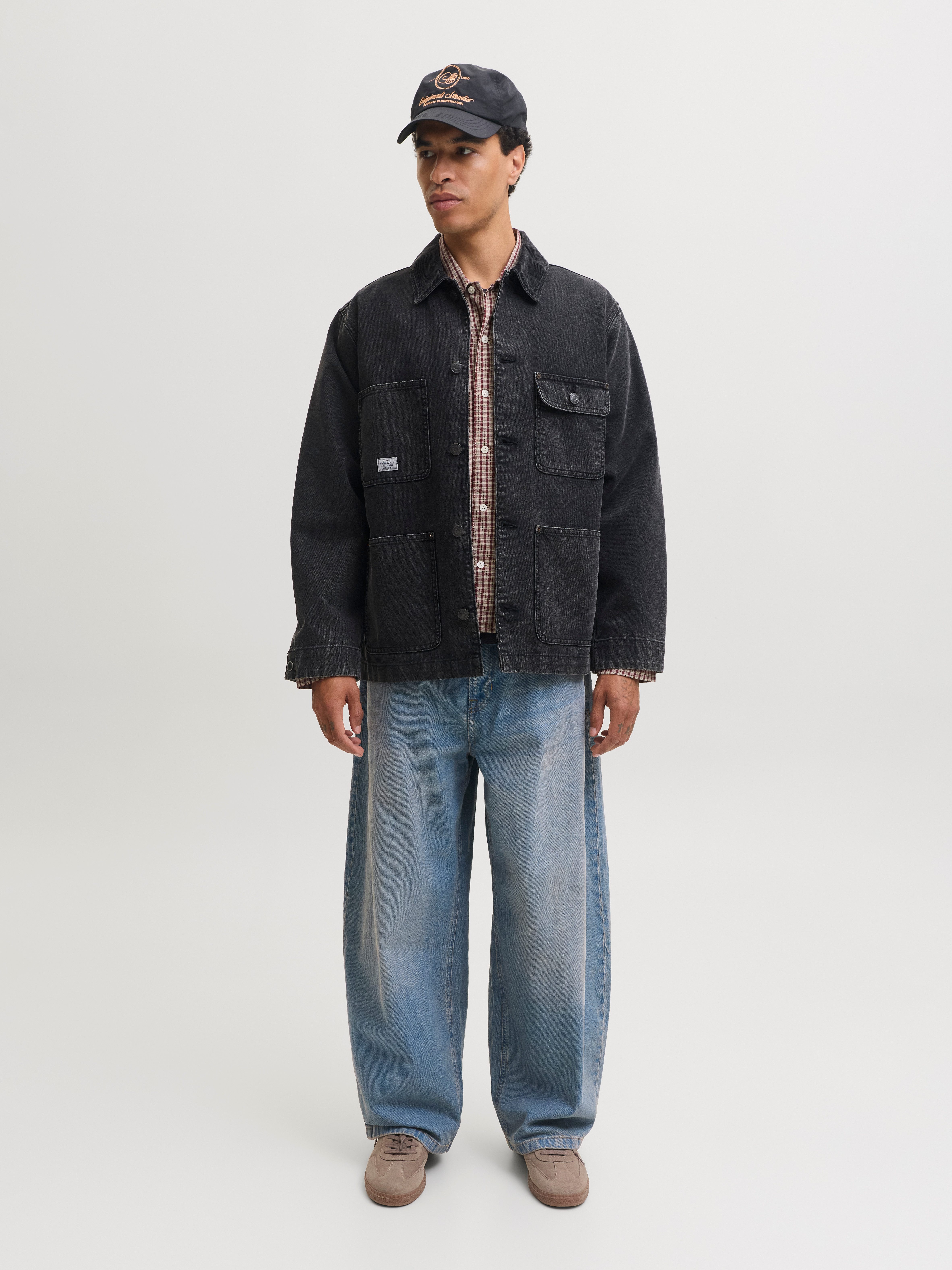 Jack & Jones Relax-fit-Jeans JJIJOEY JJCREW SQ 071 SN Baumwolle, relaxed fit