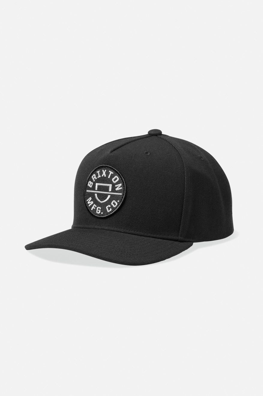 Brixton Snapback Cap - Cap - CREST C MP SNAPBACK - ONE SIZE