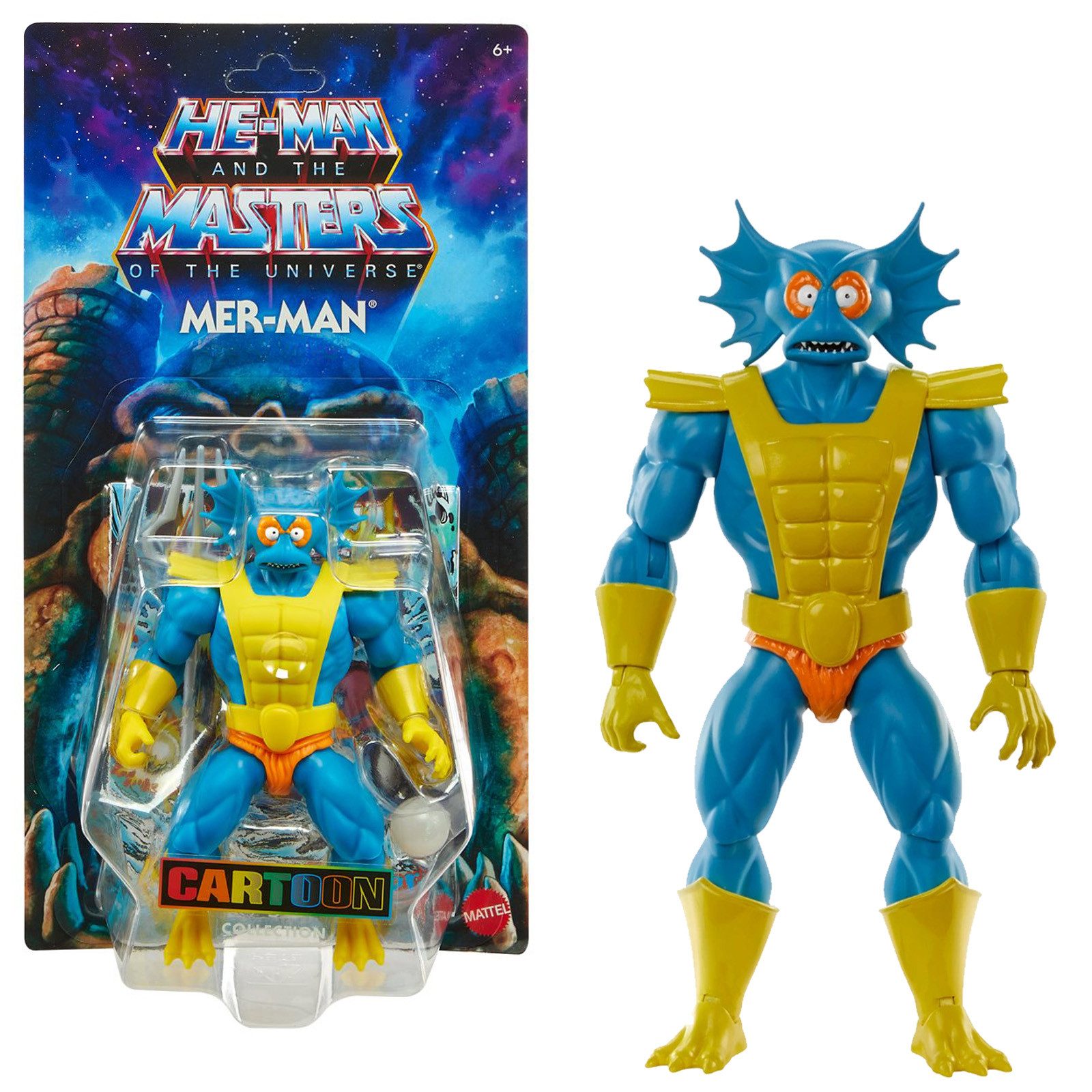 Mattel® Actionfigur Masters of the Universe Origins Filmation / Cartoon Collection Figur, (ca. 14 cm groß und mit weiterem Zubehör in einer Blisterverpackung)