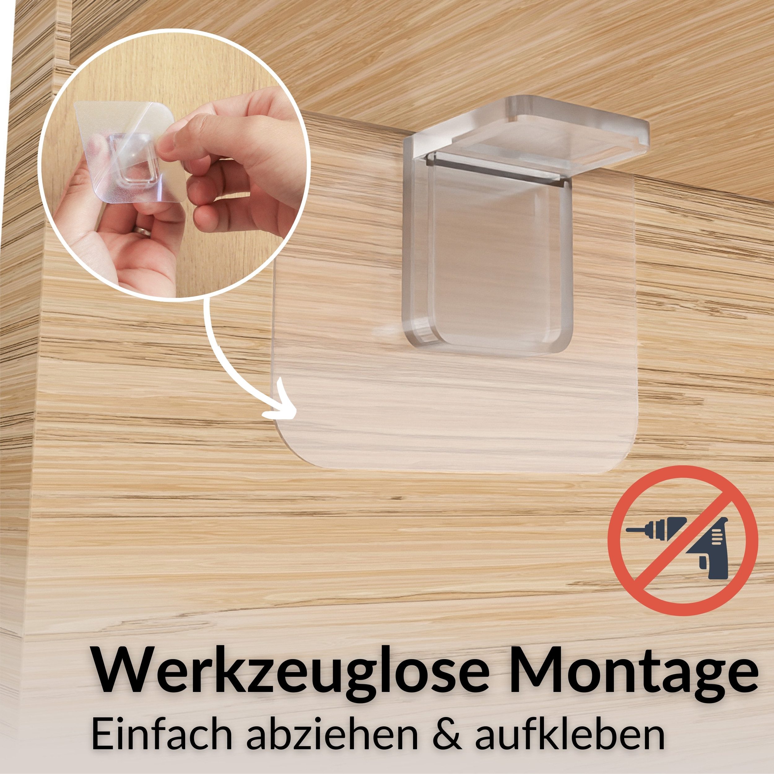 DEKAZIA Wandregalhalter ohne Bohren, Regalbodenhalter selbstklebend, Träger für Regalböden, versch. Größen & Lasten, 4er, 10er, 16er Set 16-tlg., Regalbodenträger Sets Bretthalter für Schränke Regale