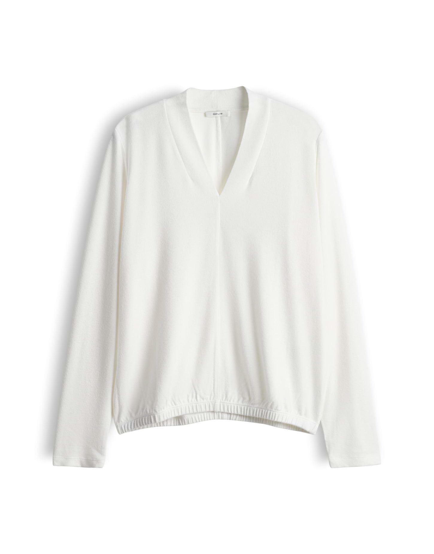 OPUS Langarmshirt Longsleeve aus ECOVERO™ Viskosemix Regular Fit