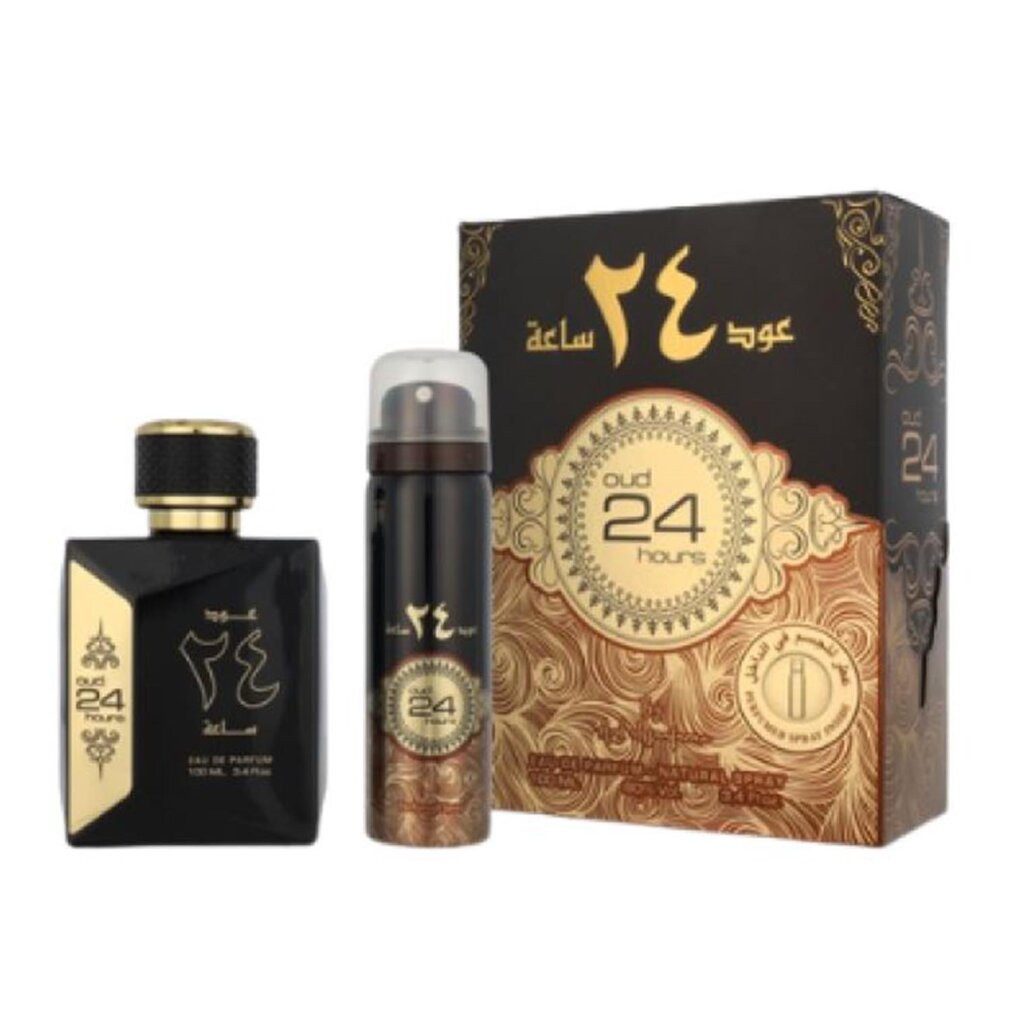 Ard Al Zaafaran Duft-Set Oud 24 Hours Gift Set 100ml EDP + 50ml Deodorant Spray