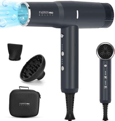 PARWIN PRO BEAUTY Haartrockner Professionell 100 Million Negativ Ionen für Schnelle Trocknung, 2000,00 W, mit 110,000RPM Bürstenlosem Geräuscharm Motor, 30M/S Luftstrom