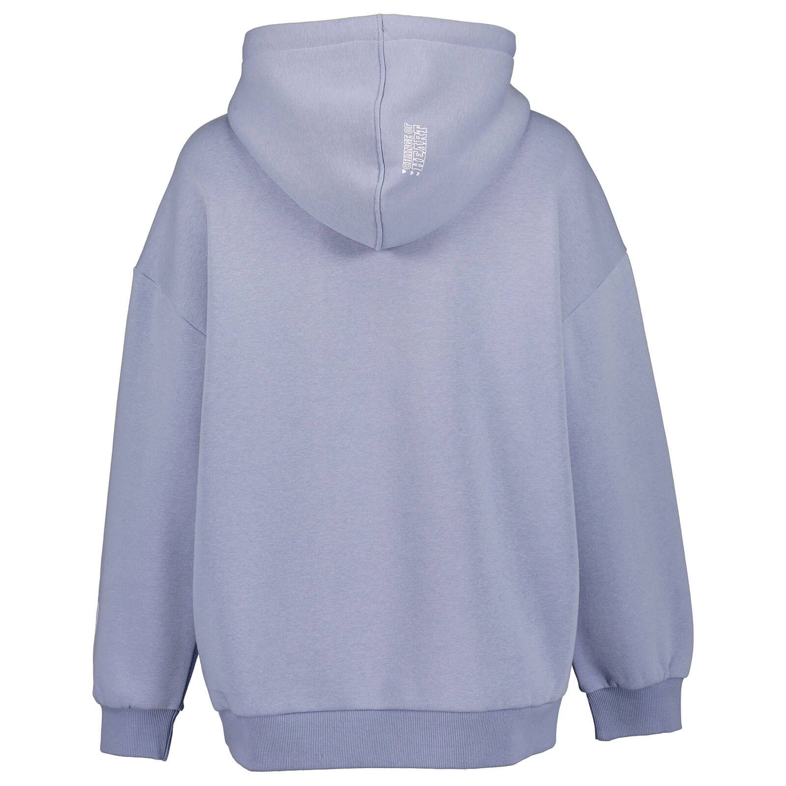 Blue Seven Kapuzenshirt Damen Hoodie-Shirt Sweatshirt mit Kapuze und überschnittenen Schultern