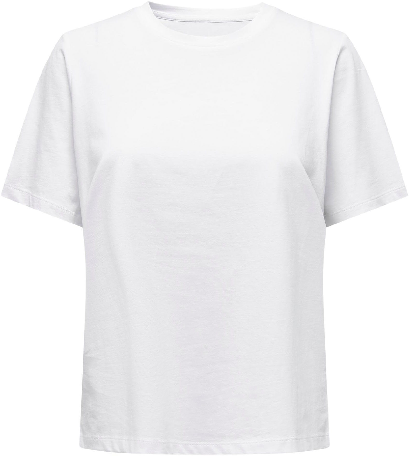 S/S White Kurzarmshirt NOOS JRS ONLONLY TEE ONLY