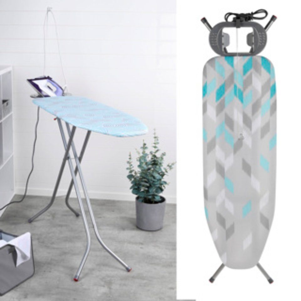 Haushalt International Tischbügelbrett Streckmetall-Bügeltisch Elektro Maße: ca. 120 x 38cm