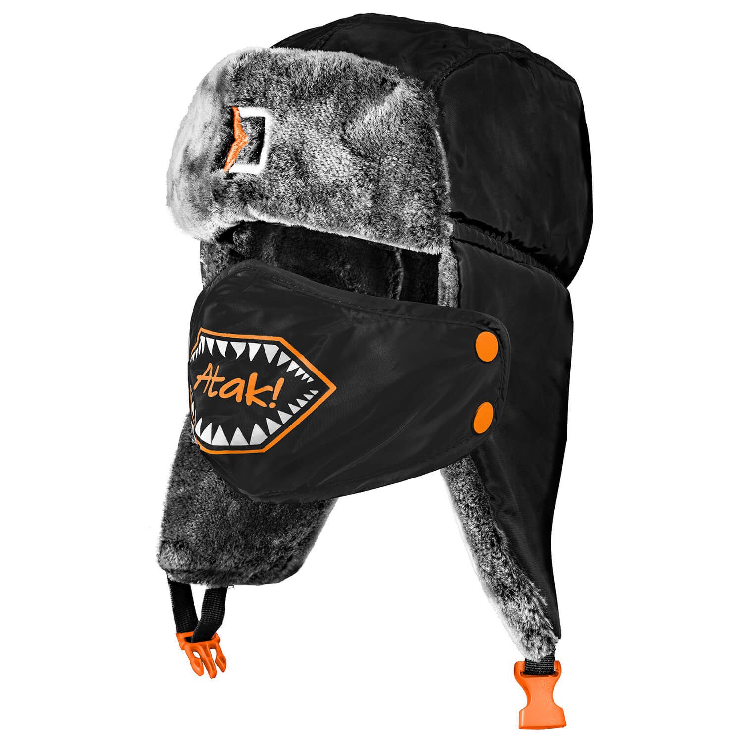 Delphin.sk Plüschmütze Delphin Atak Boyar Angler Fellmütze mit Gesichtschut günstig online kaufen