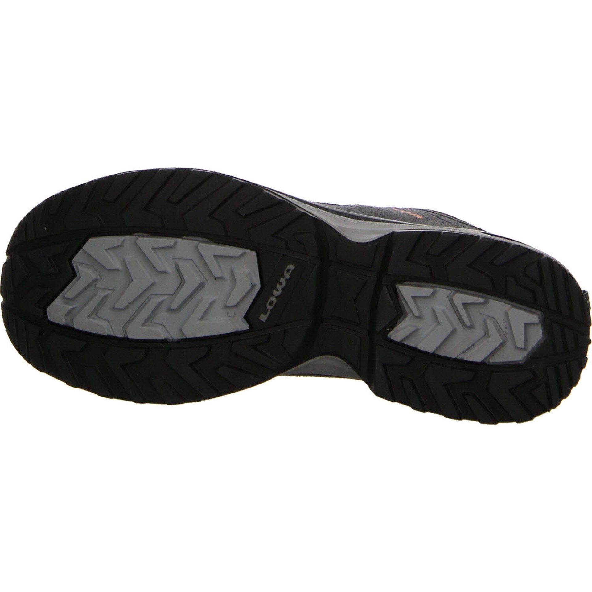 Outdoorschuh Evo Lowa Leder-/Textilkombination Schuhe Innox Outdoorschuh GTX Outdoor Lo Damen asphalt/lachs