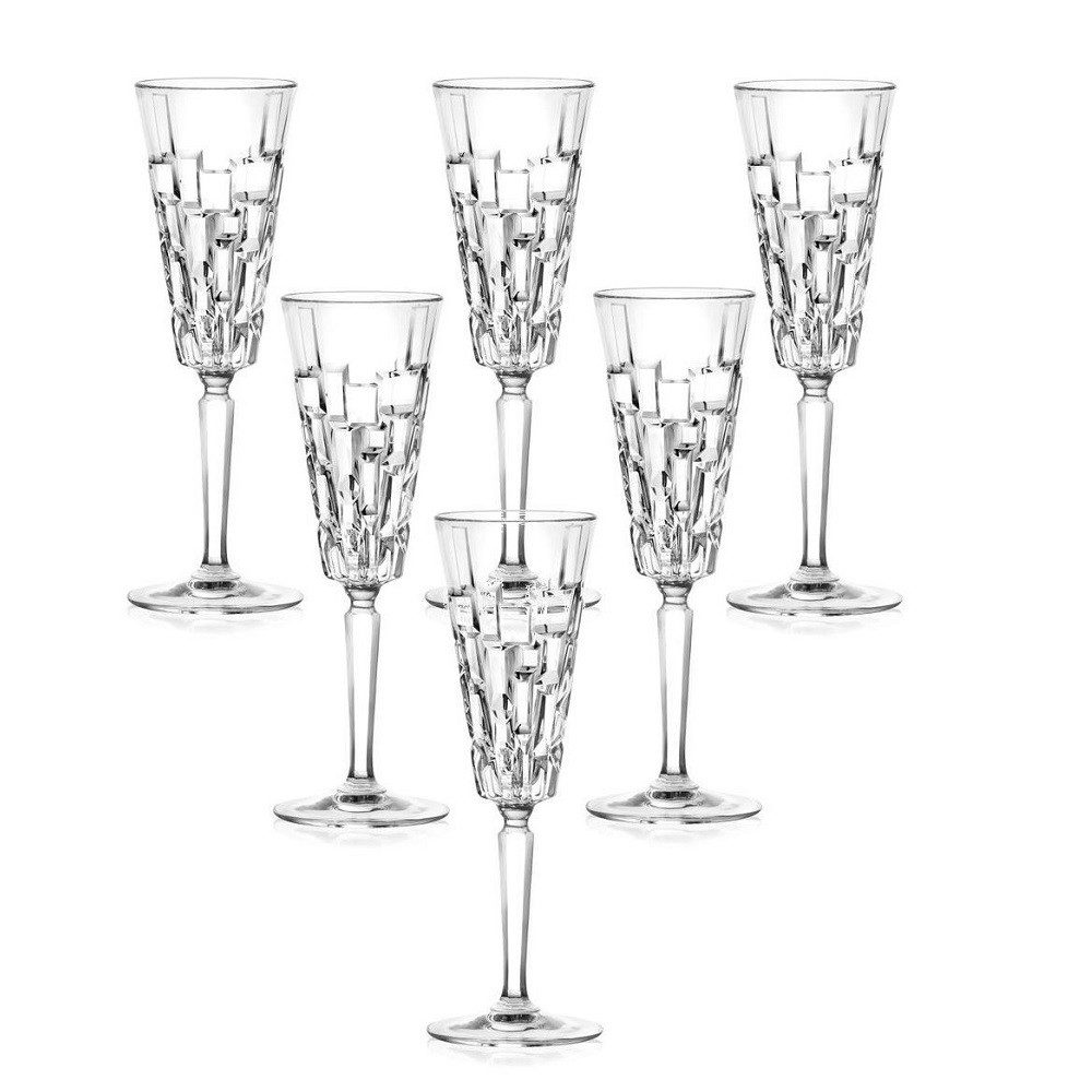 Sektglas RCR ETNA Flute Globlet 6er set