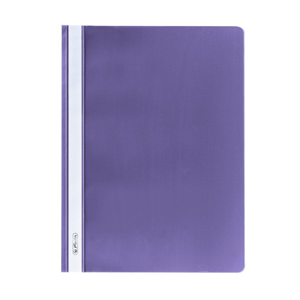 Hefter 10 Herlitz Schnellhefter / DIN A4 / PP / extra stabil / Farbe: lila