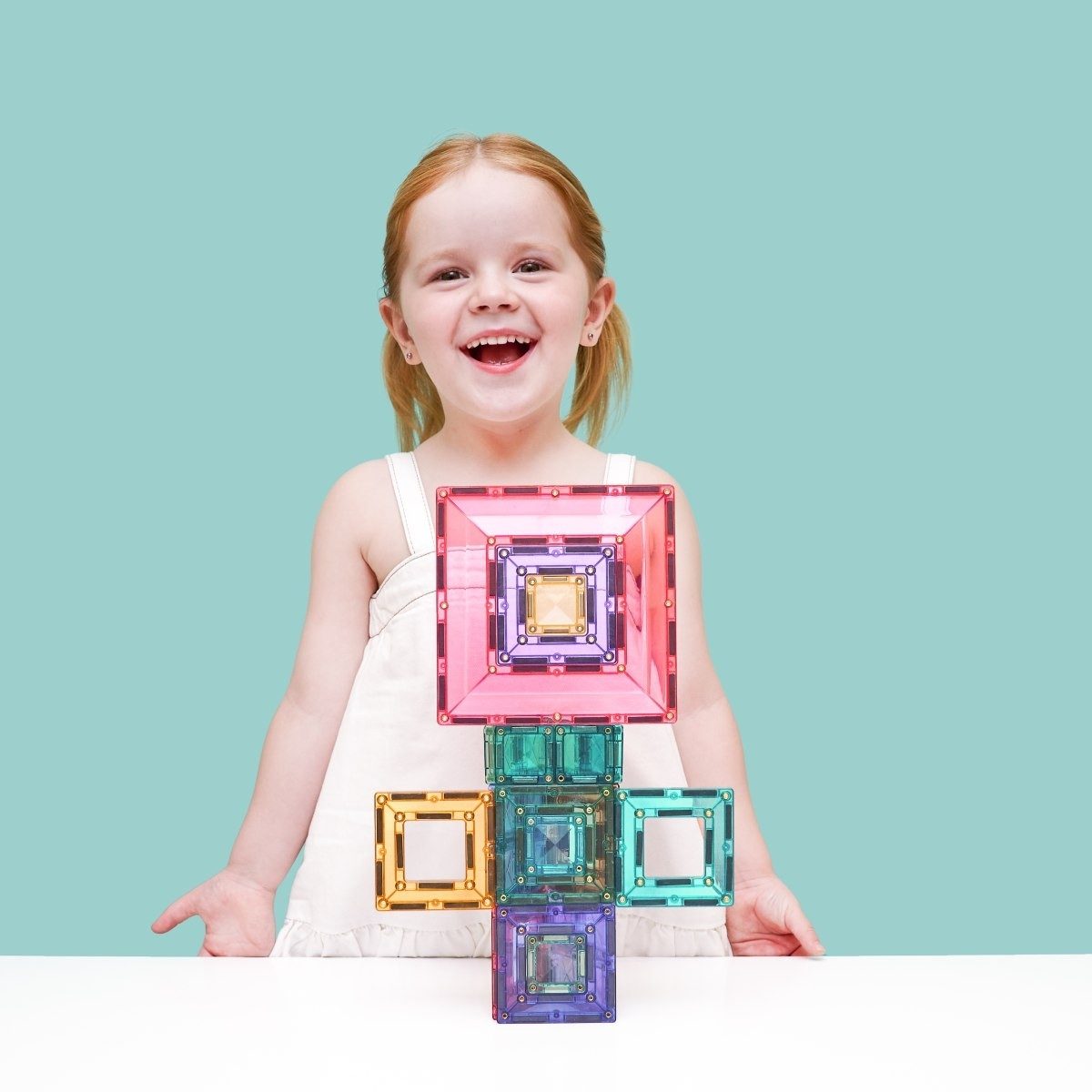 Connetix Pastel Portal Pack 48 Teile Set STEAM ab 3 Jahren Magnetspielbausteine