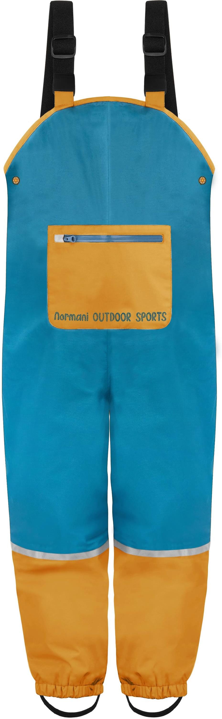 normani Regenhose Kinder Regenhose mit Брюкиträgern
