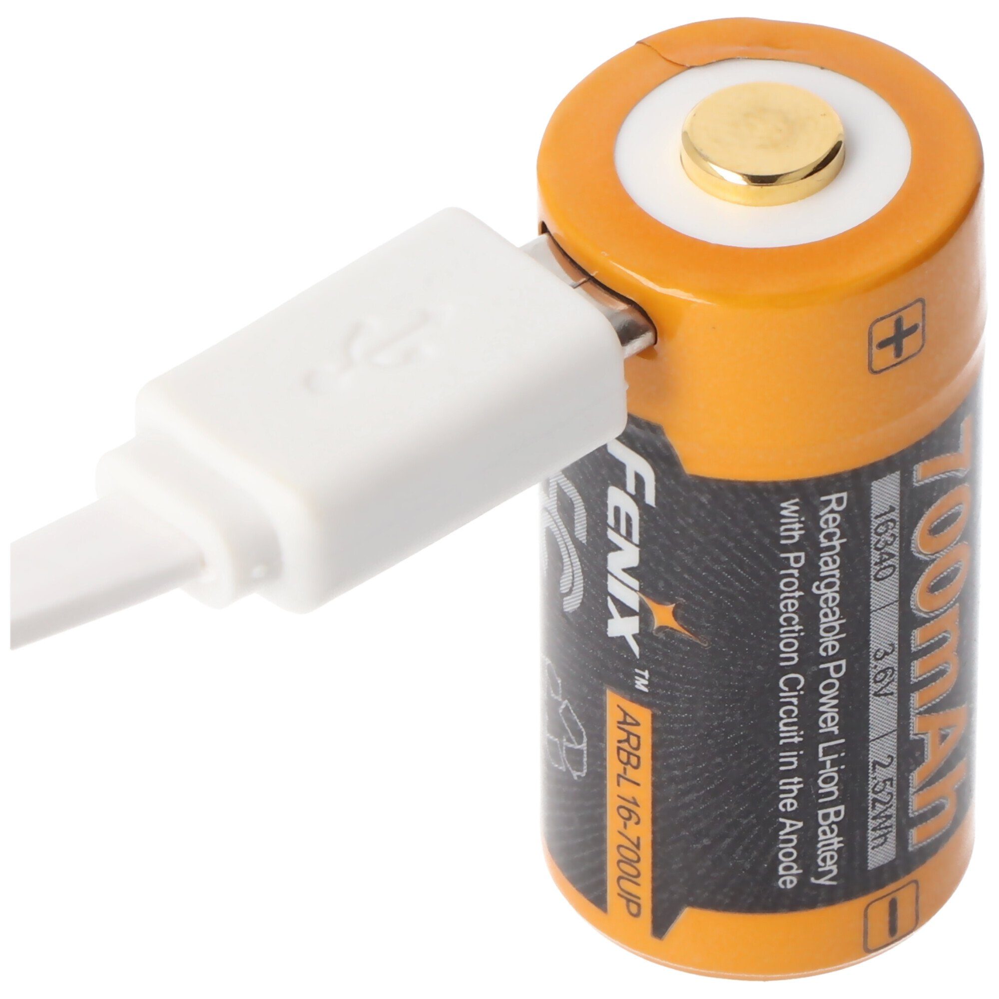 Fenix Fenix ARB-L16-700UP geschützter Li-Ion Akku 16340 RC123A für PD25 PD2 Akku 700 mAh (3,6 V)