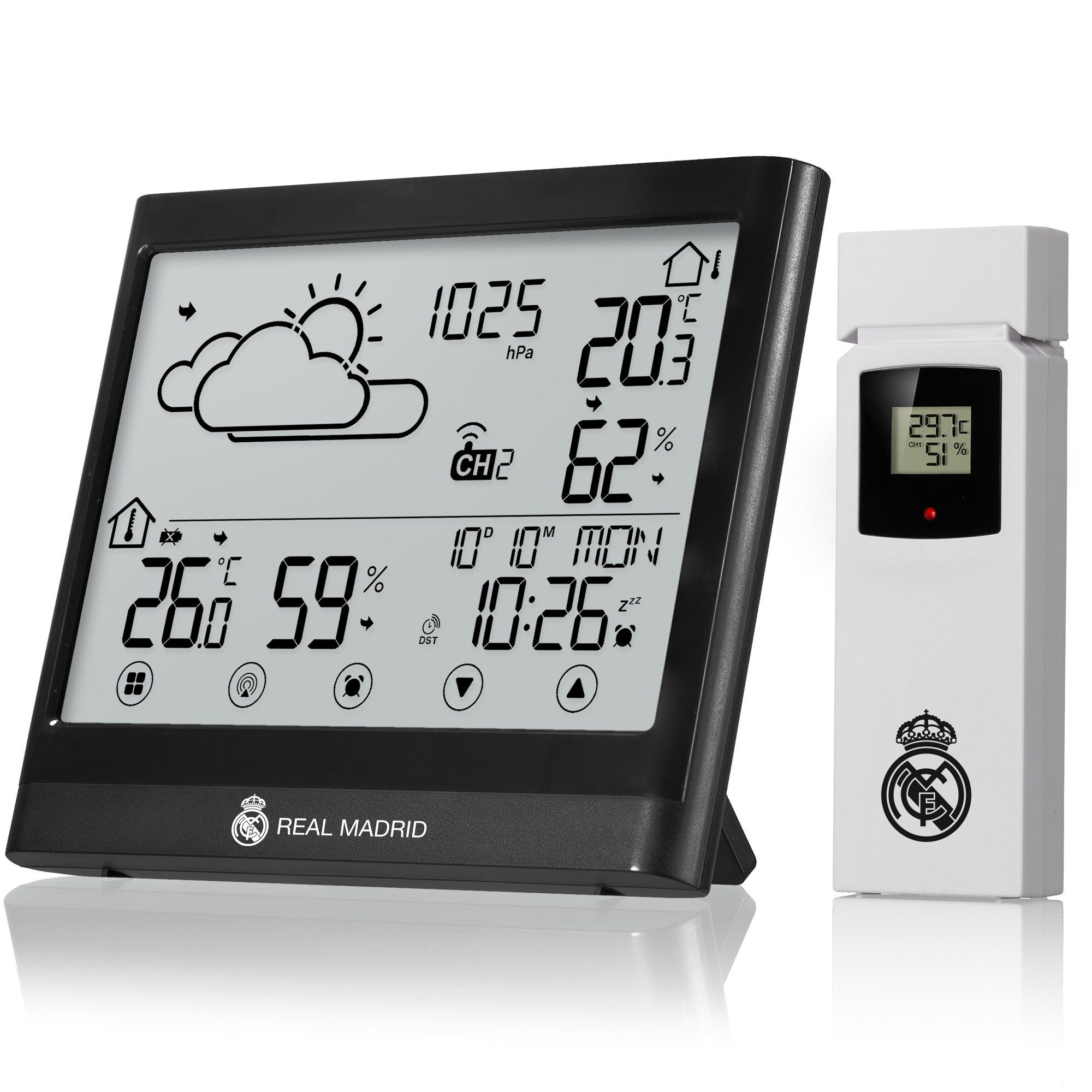 Real Madrid Real Madrid Wetterstation mit Trendanzeige Wetterstation