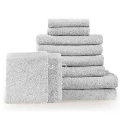 JACQUARD Badetuch Handtuch Set 2-10er Duschtücher 100% Ägyptische Baumwolle 