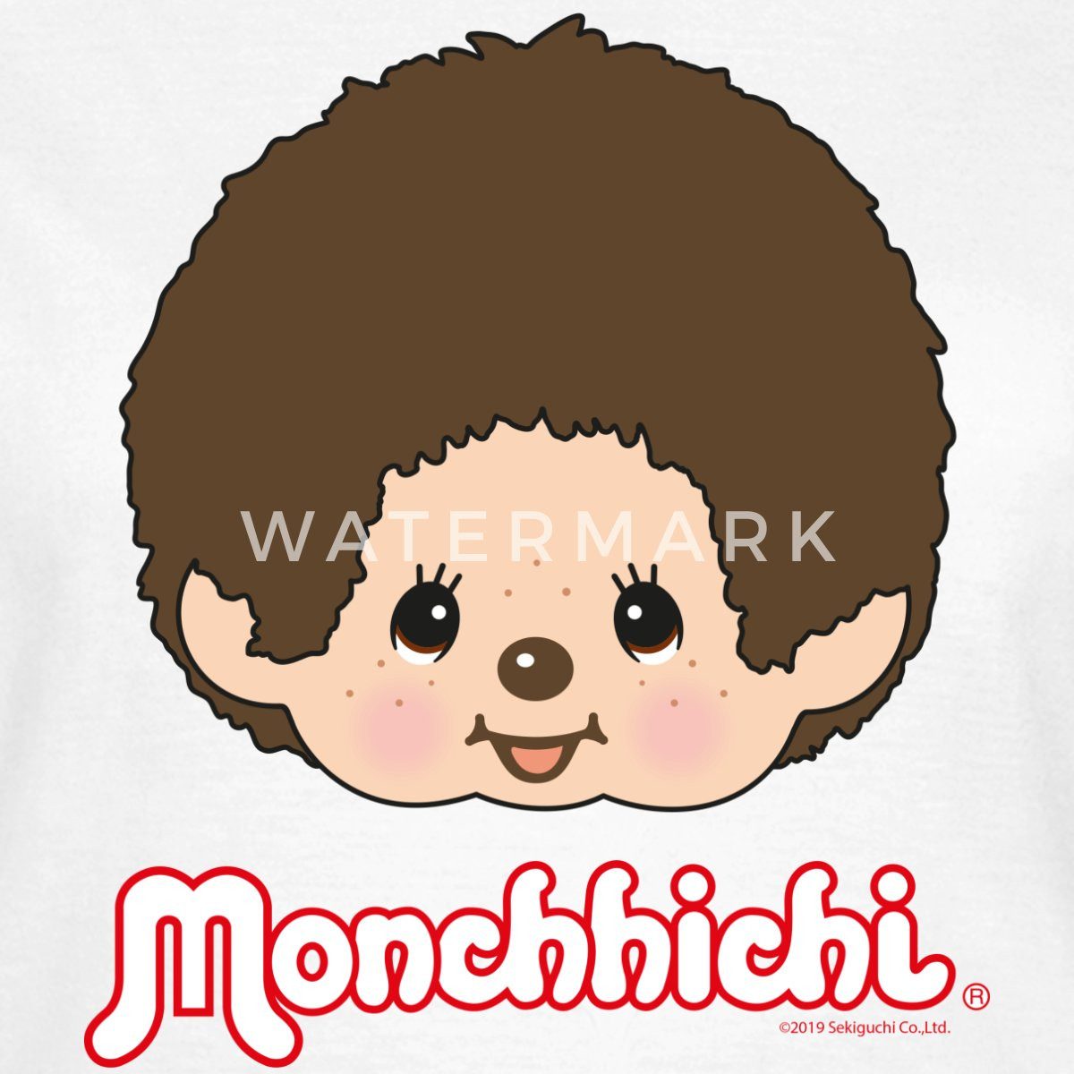 Spreadshirt T-Shirt Monchhichi Portrait Gesicht Frauen günstig online kaufen
