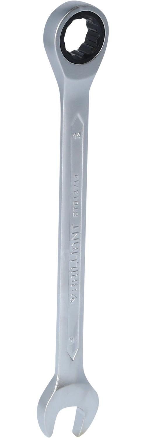 Brilliant Tools Ringschlüssel Ratschenringschlüssel, 14 mm