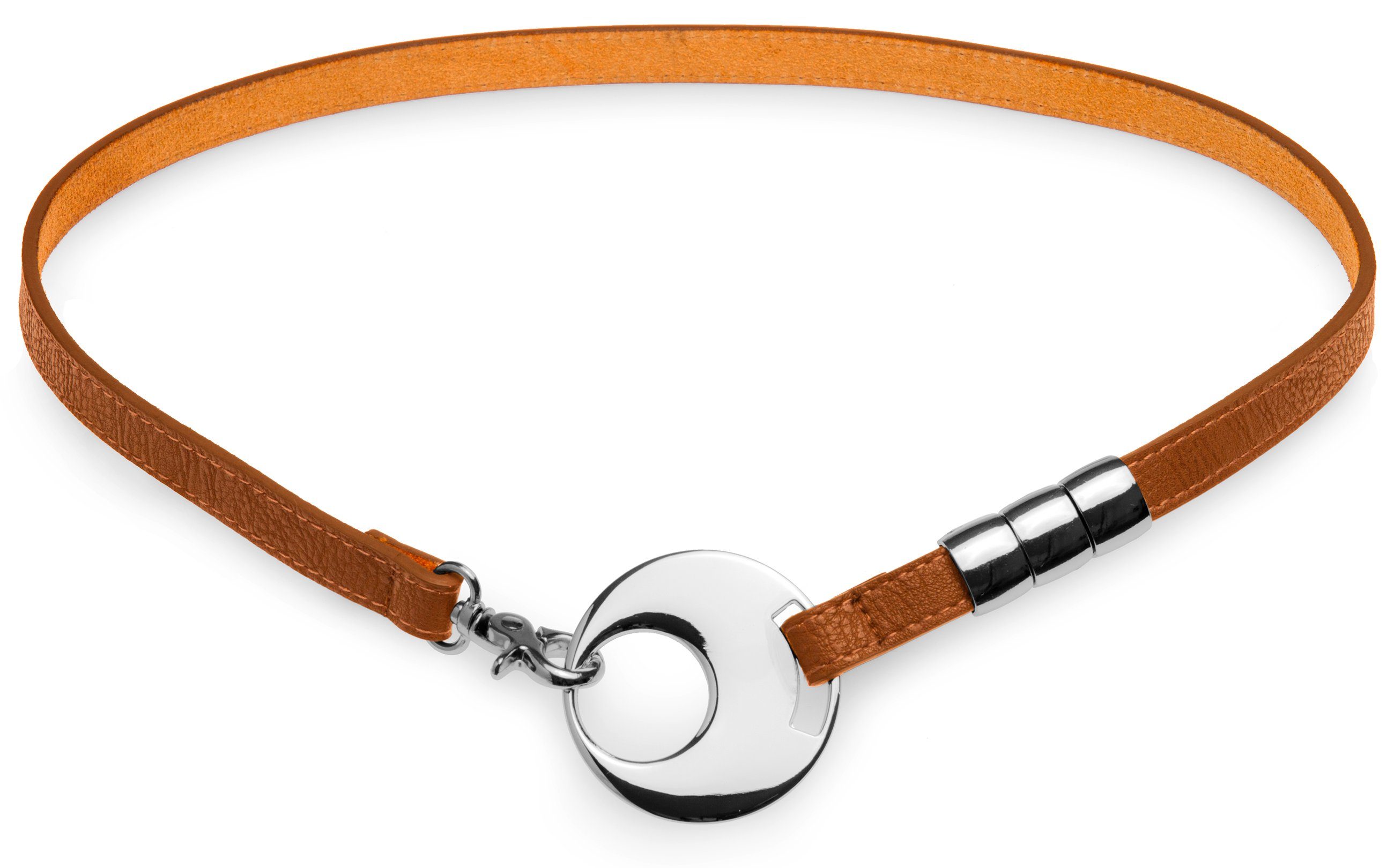Caspar Taillengürtel GU277 schmaler eleganter Damen Gürtel – Bild 3 von 5
