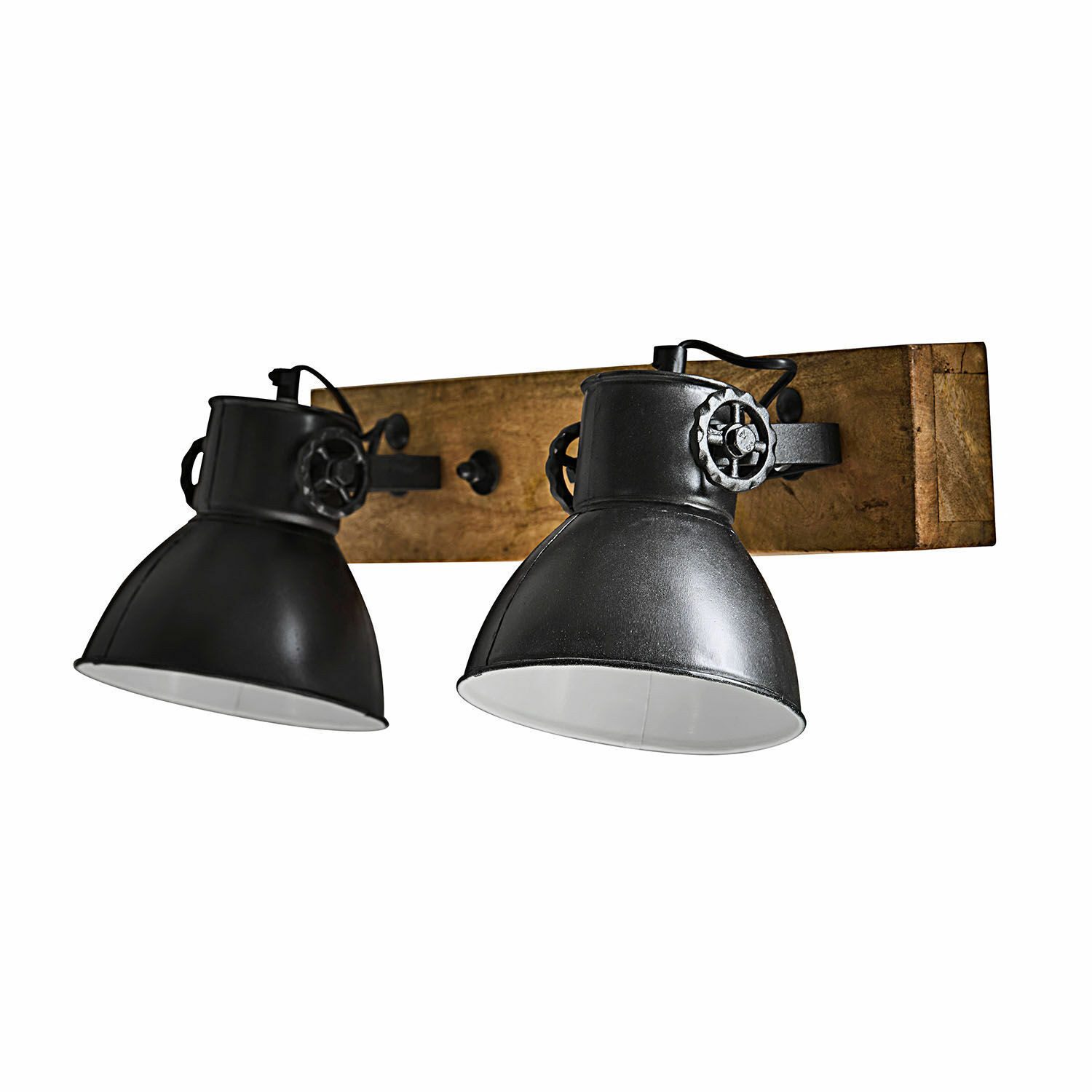 Mirabeau Wandleuchte Wandlampe Périgné schwarz/braun