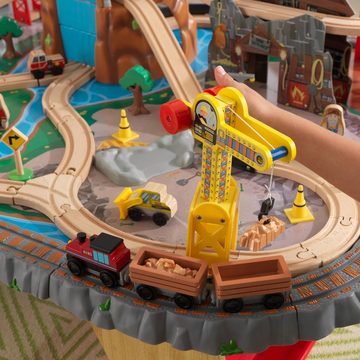 KidKraft® Spieltisch Wasserfall Eisenbahntisch & Spielset