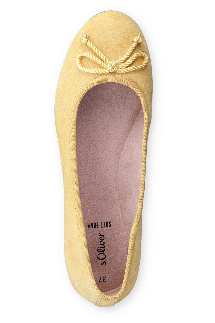 s.Oliver Ballerinas - KIANA - soft blue, zitrone Sneaker Ballerinas