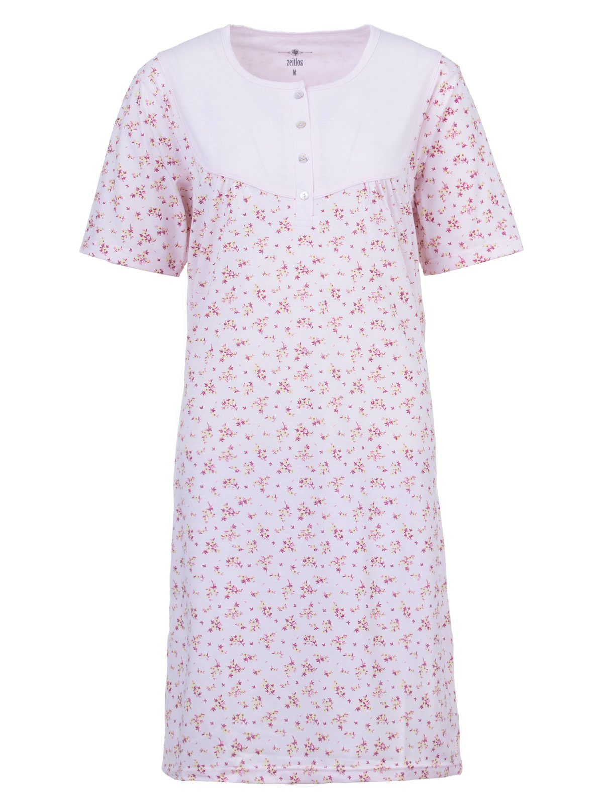 zeitlos Nachthemd Nachthemd Kurzarm - Zweigen/ günstig online kaufen