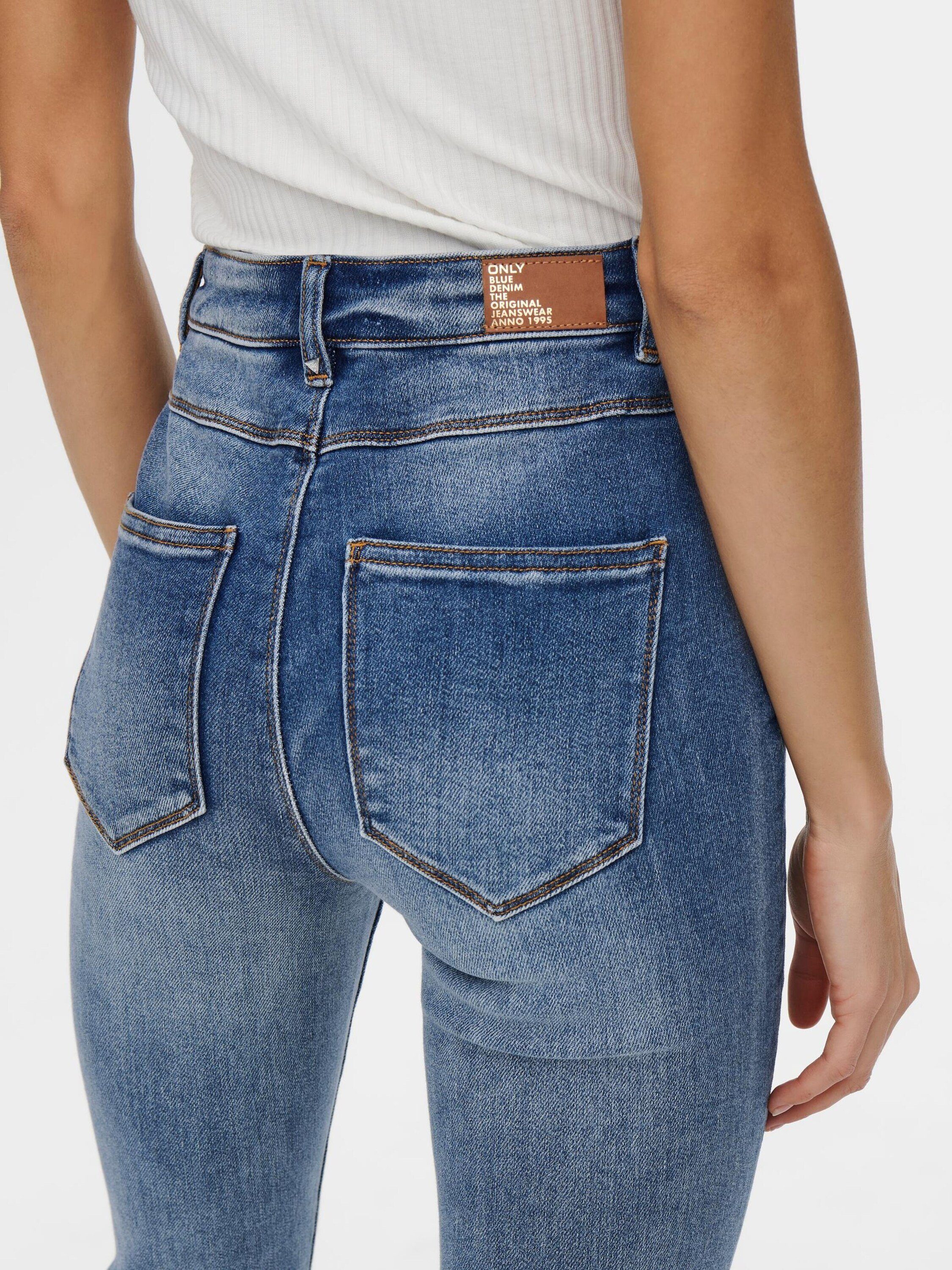 (1-tlg) Bootcut-Jeans Details Mila ONLY Plain/ohne