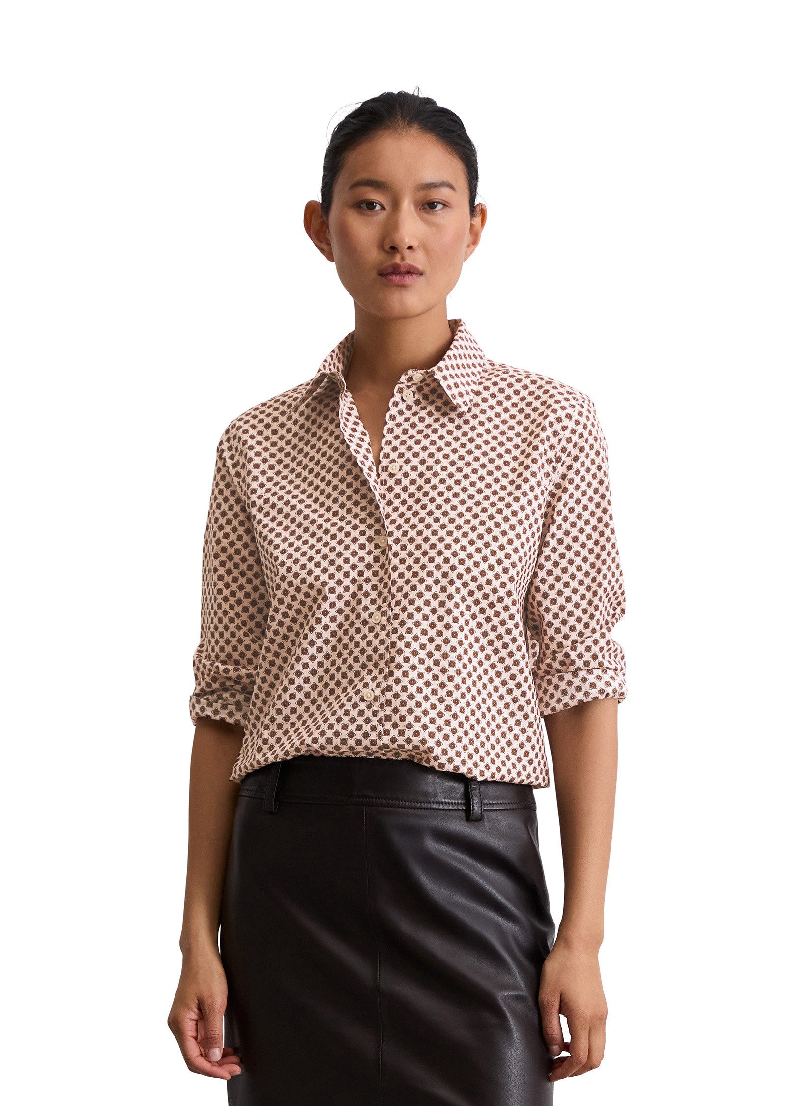 Marc O'Polo Langarmbluse aus Papertouch-Popeline günstig online kaufen