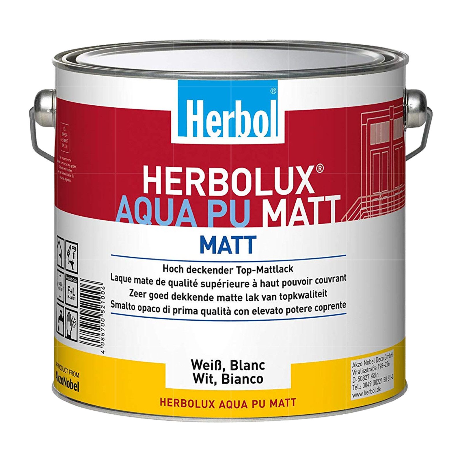 Herbol Lack Herbol Herbolux Aqua PU Matt 0,75 LTR