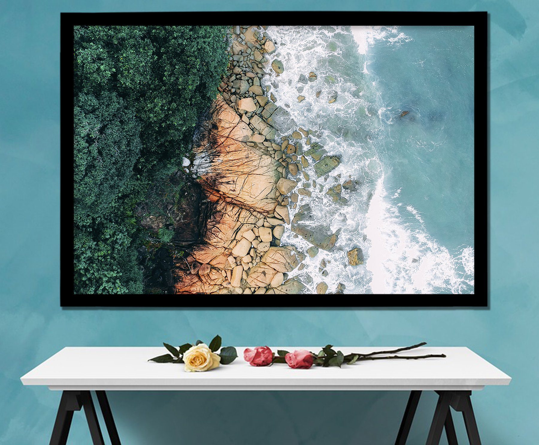 Close Up Bilderrahmen Posterrahmen 80 x 120 cm schwarz