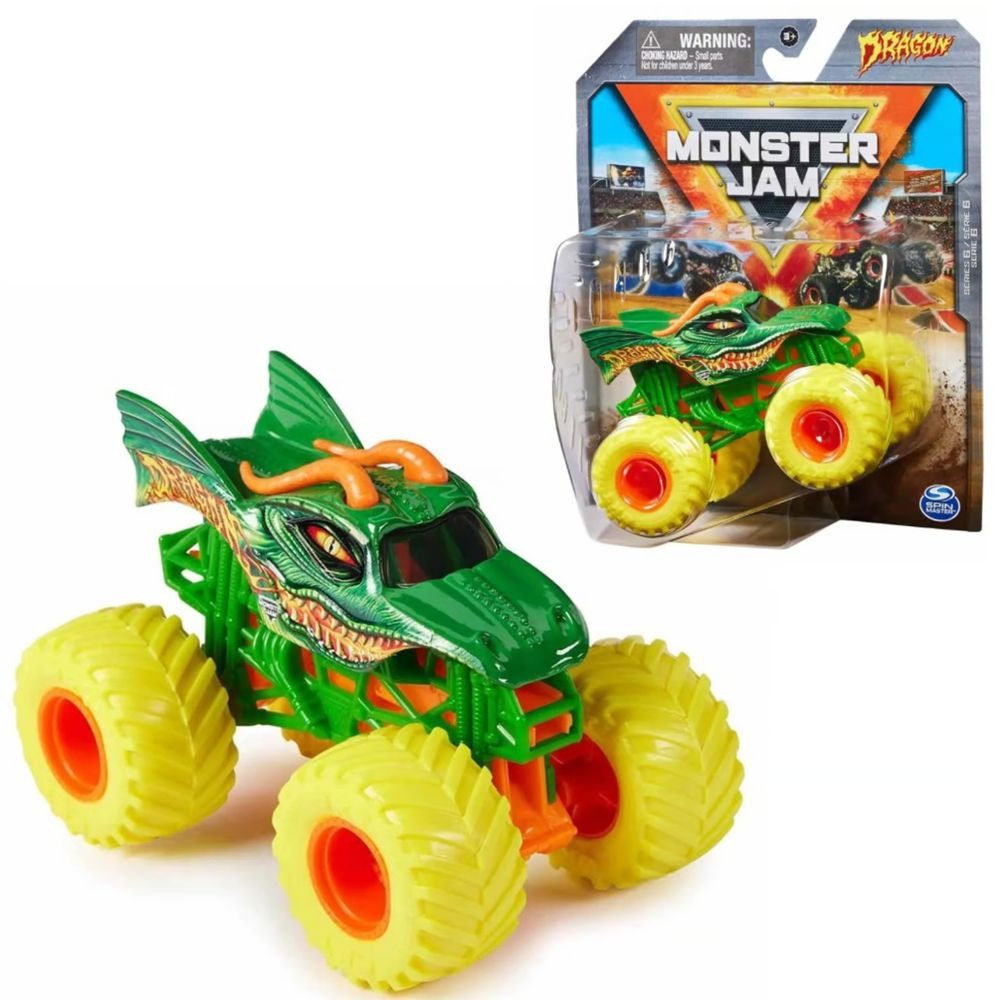 Monster Jam Игрушки-Monstertruck Dragon Monster Truck Monster Jam Auto Fahrzeug True Metal